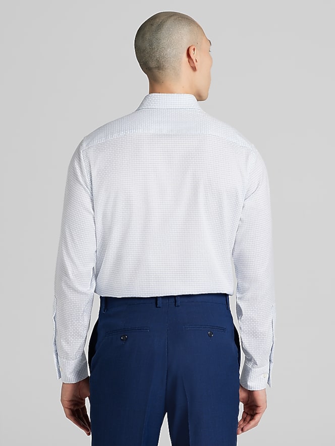 Awearness Kenneth Cole Slim Fit Check Dress Shirt