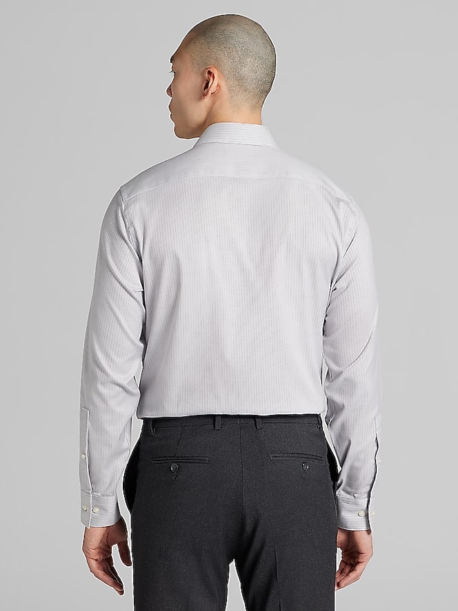 Awearness Kenneth Cole Slim Fit Small Check Dress Shirt