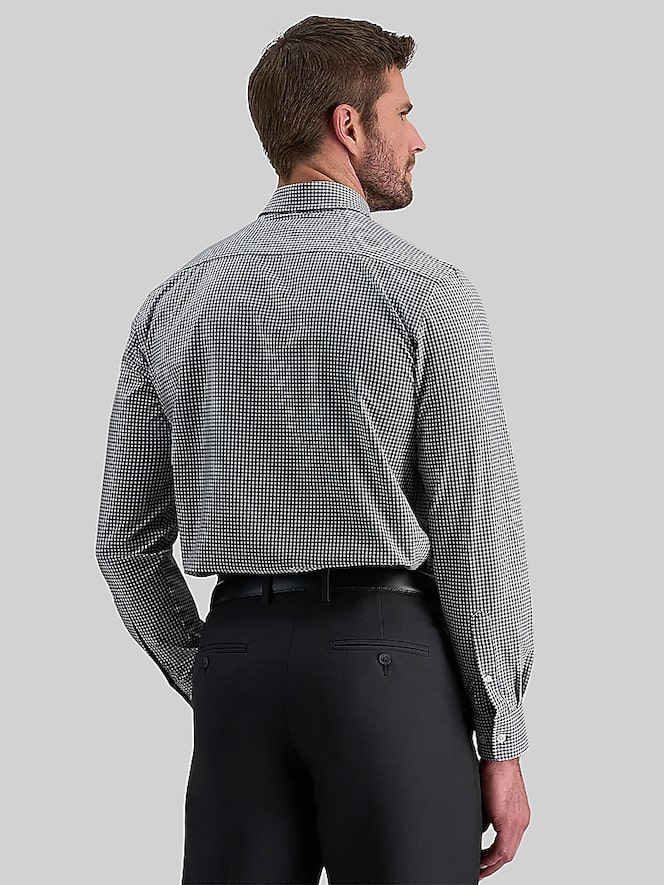 Haggar Classic Fit Check Dress Shirt
