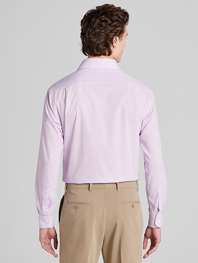 Wilke-Rodriguez Slim Fit Mini Check Dress Shirt