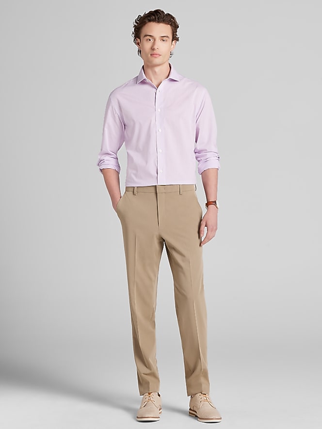 Wilke-Rodriguez Slim Fit Mini Check Dress Shirt