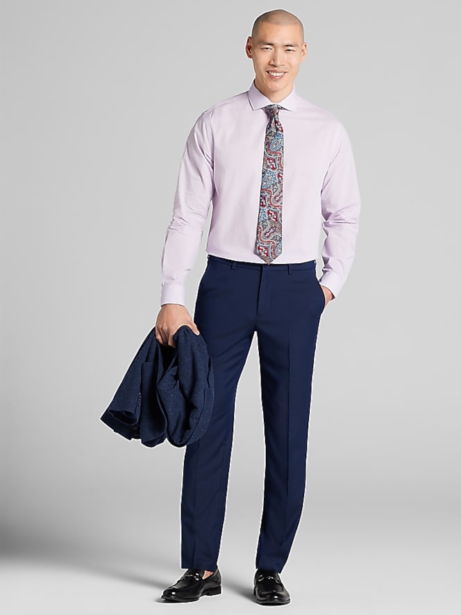 Wilke-Rodriguez Slim Fit Mini Check Dress Shirt