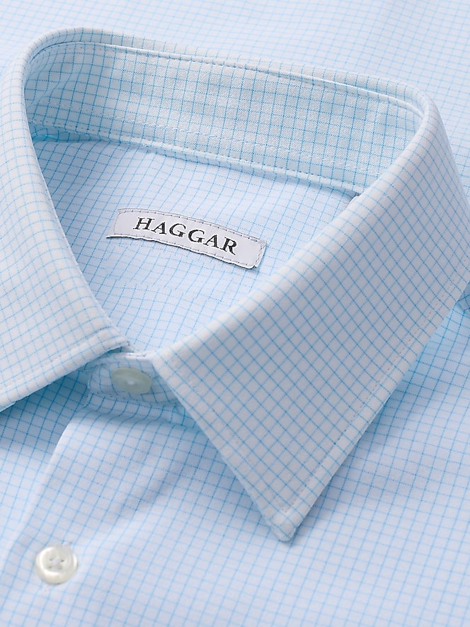 Haggar Classic Fit Check Dress Shirt