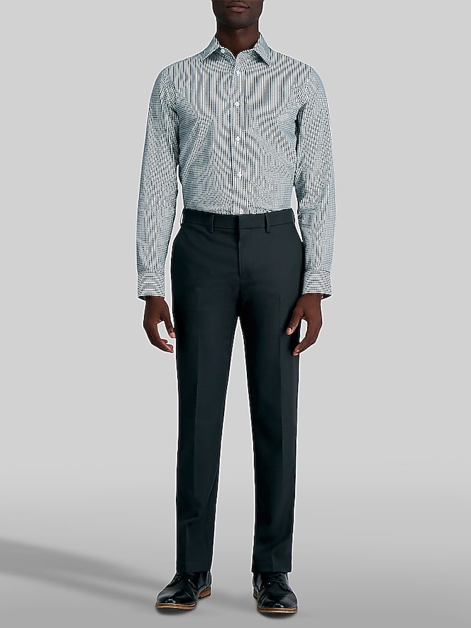 Haggar Classic Fit Check Dress Shirt