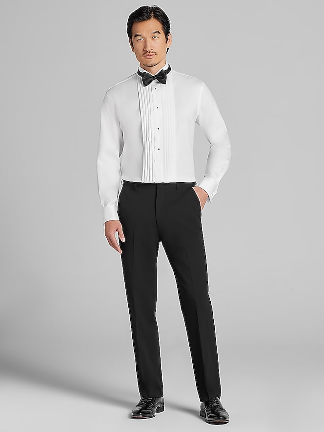 Pronto Uomo Modern Fit Spread Collar Formal Dress Shirt