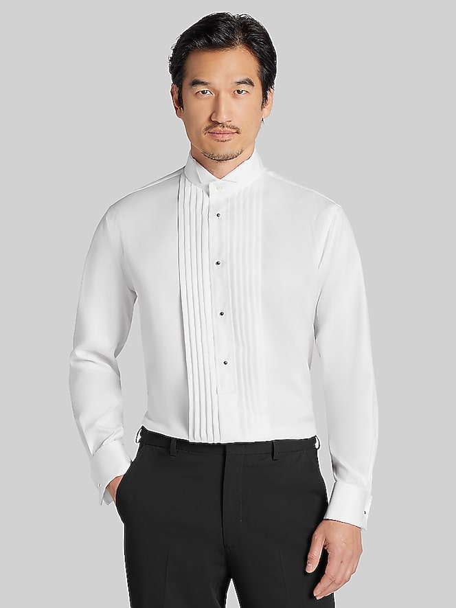 Pronto Uomo Modern Fit Spread Collar Formal Dress Shirt
