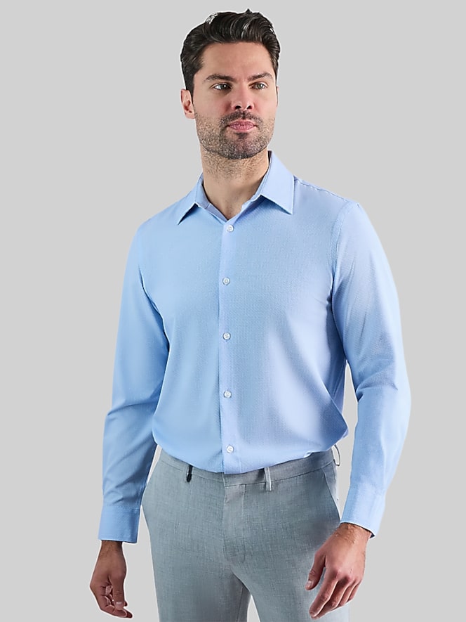 Haggar Slim Fit Geo Dress Shirt