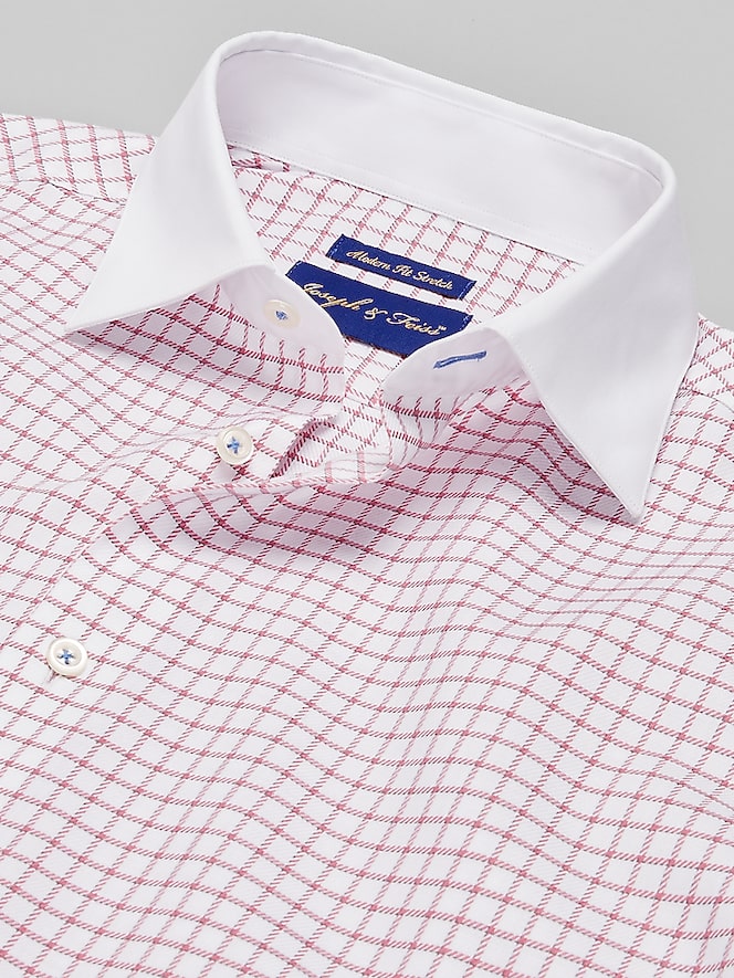Joseph &Amp; Feiss Modern Fit Spread Collar Dress Shirt