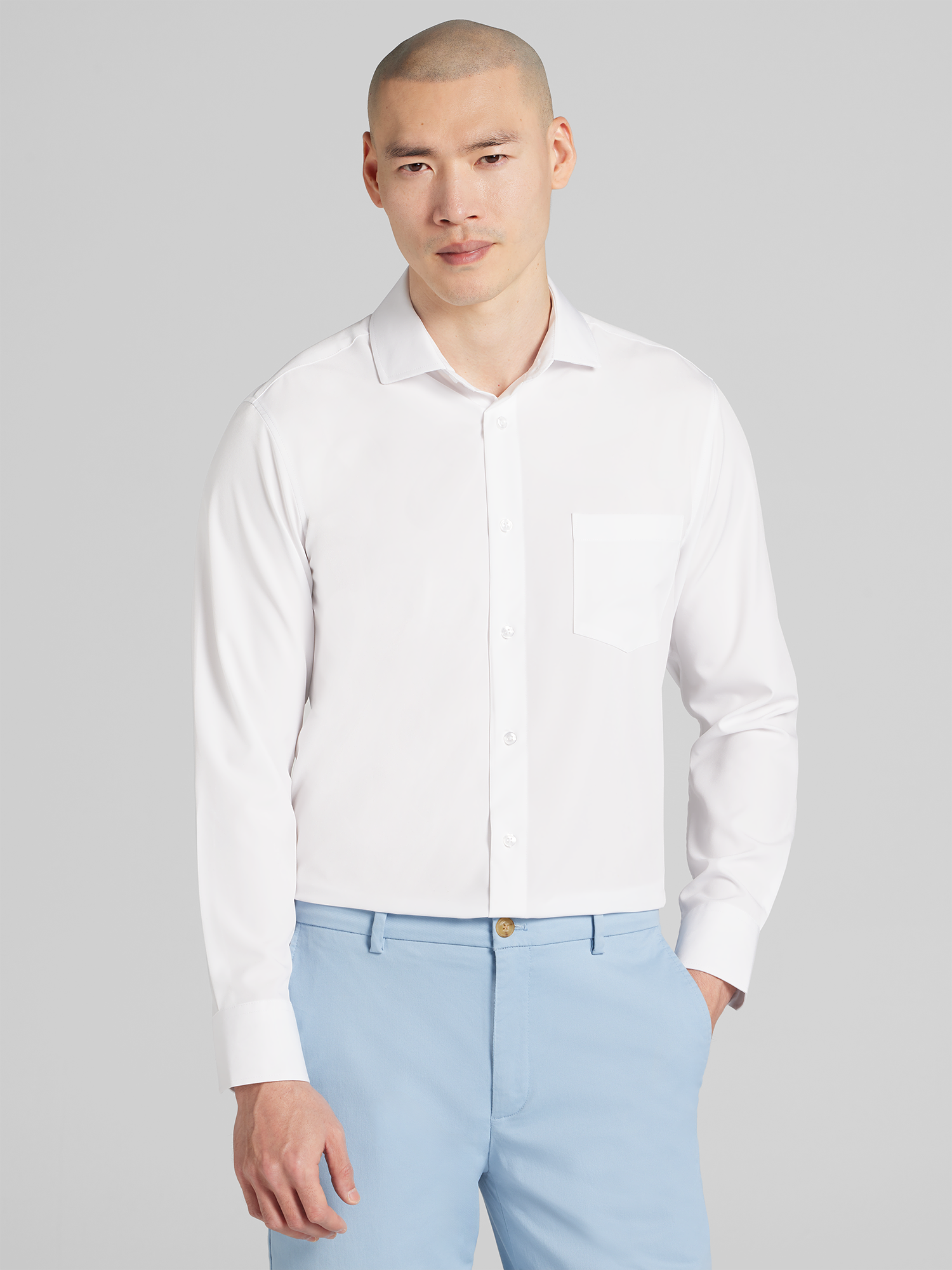 men's wearhouse white dress shirt Men's White Dress Shirts: Slim, Classic & French Cuff