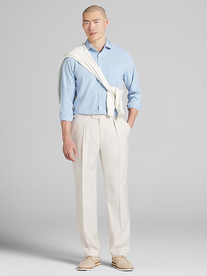 Joseph &Amp; Feiss Slim Fit 4-Way Stretch Dress Shirt