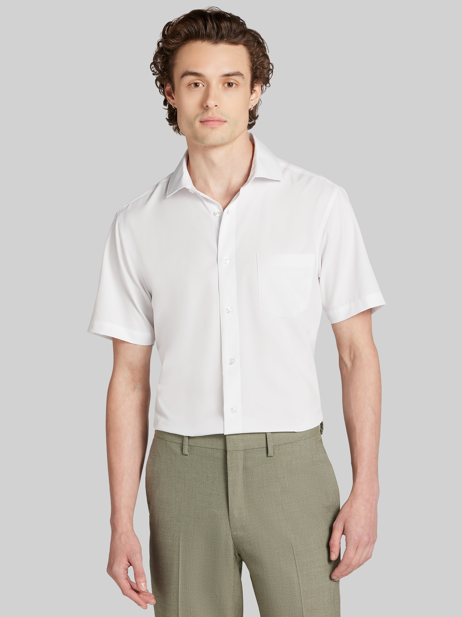 Mens White Short Sleeve Shirts | Men's Wearhouse