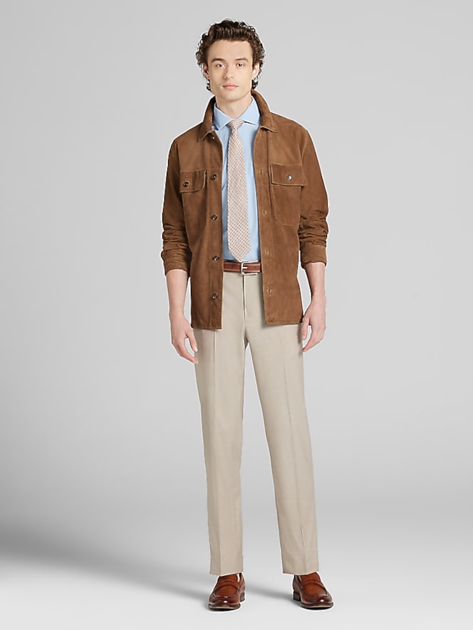 Joseph &Amp; Feiss Slim Fit Short Sleeve Dress Shirt