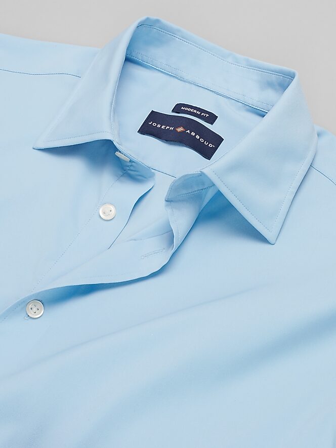 Joseph Abboud Modern Fit Solid Performance Dress Shirt