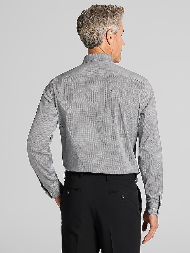 Awearness Kenneth Cole Slim Fit Mini Check Dress Shirt
