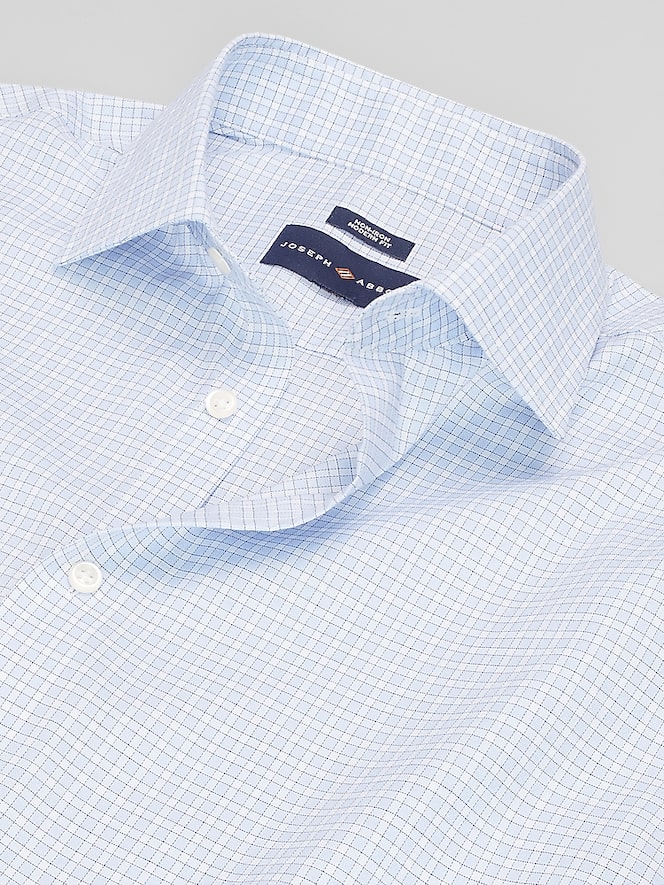 Joseph Abboud Modern Fit Double Check Dress Shirt