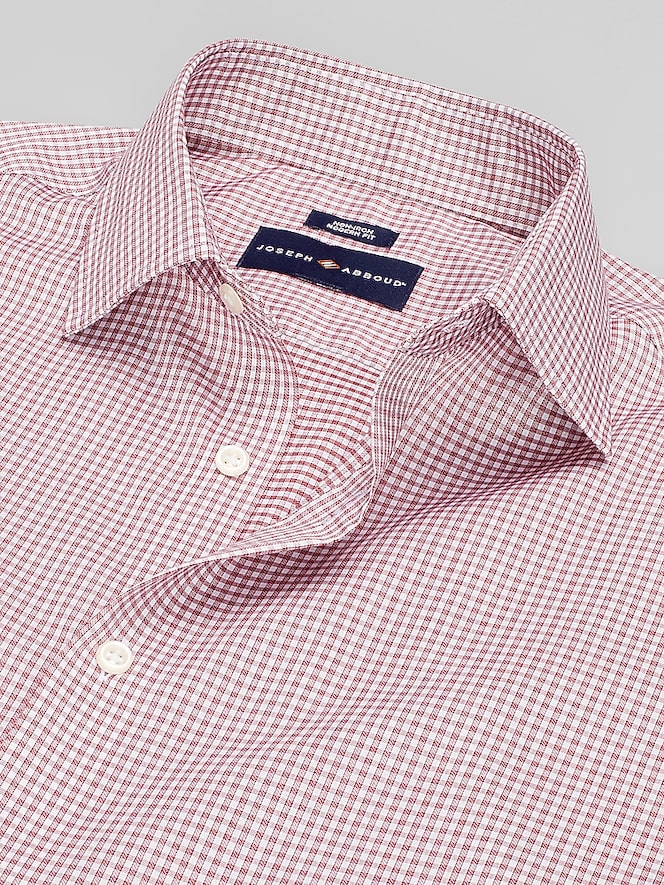 Joseph Abboud Modern Fit Check Dress Shirt