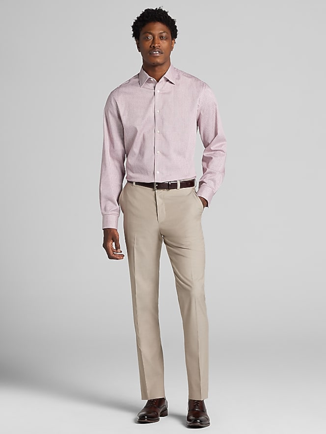 Joseph Abboud Modern Fit Check Dress Shirt