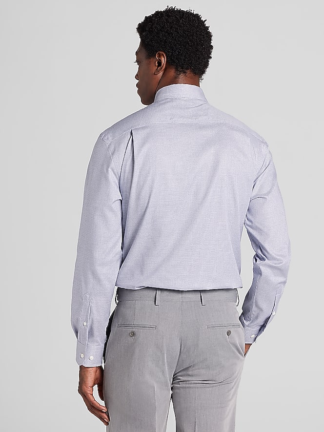Joseph Abboud Classic Fit Mini Check Dress Shirt