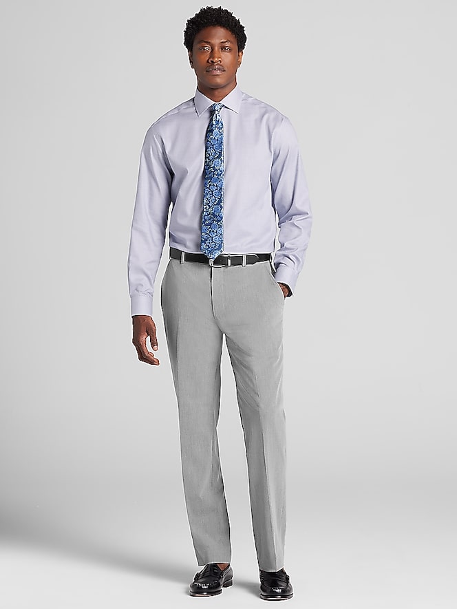 Joseph Abboud Classic Fit Mini Check Dress Shirt
