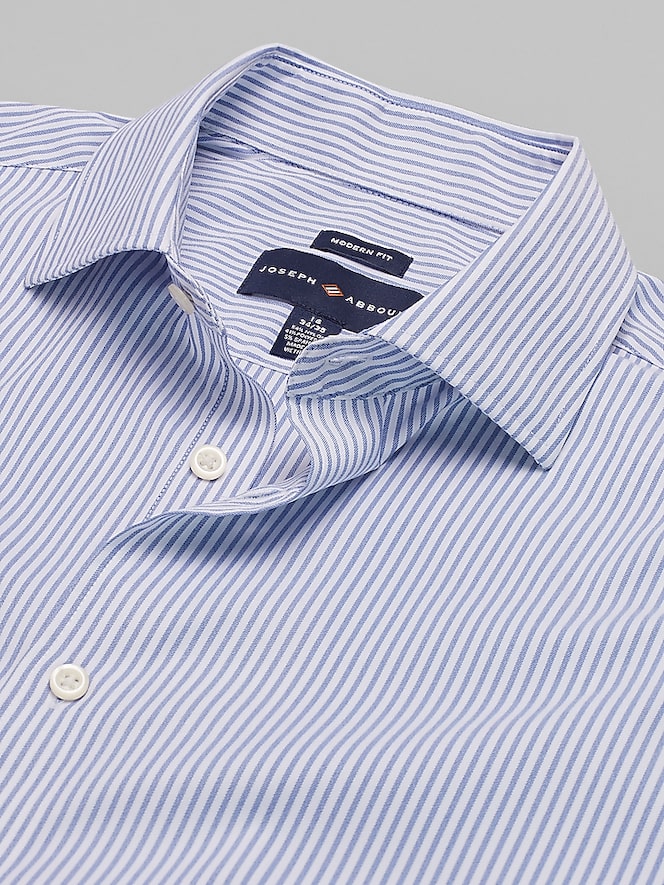 Joseph Abboud Modern Fit Stripe Performance Dress Shirt