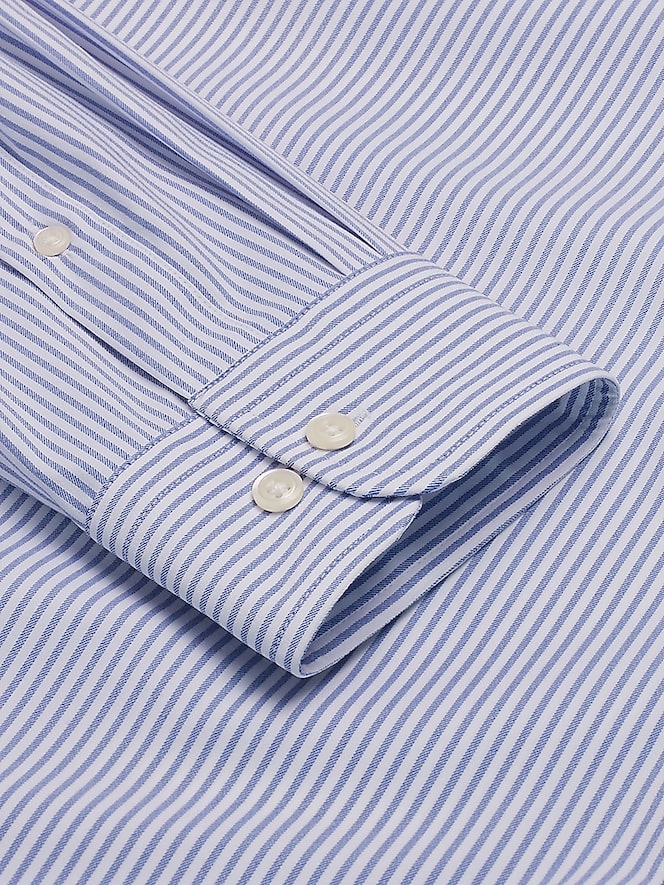 Joseph Abboud Modern Fit Stripe Performance Dress Shirt