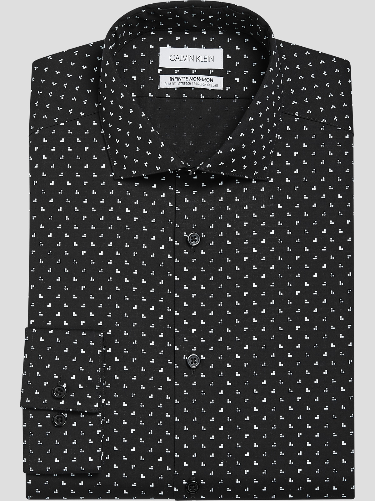 Black calvin klein dress top shirt
