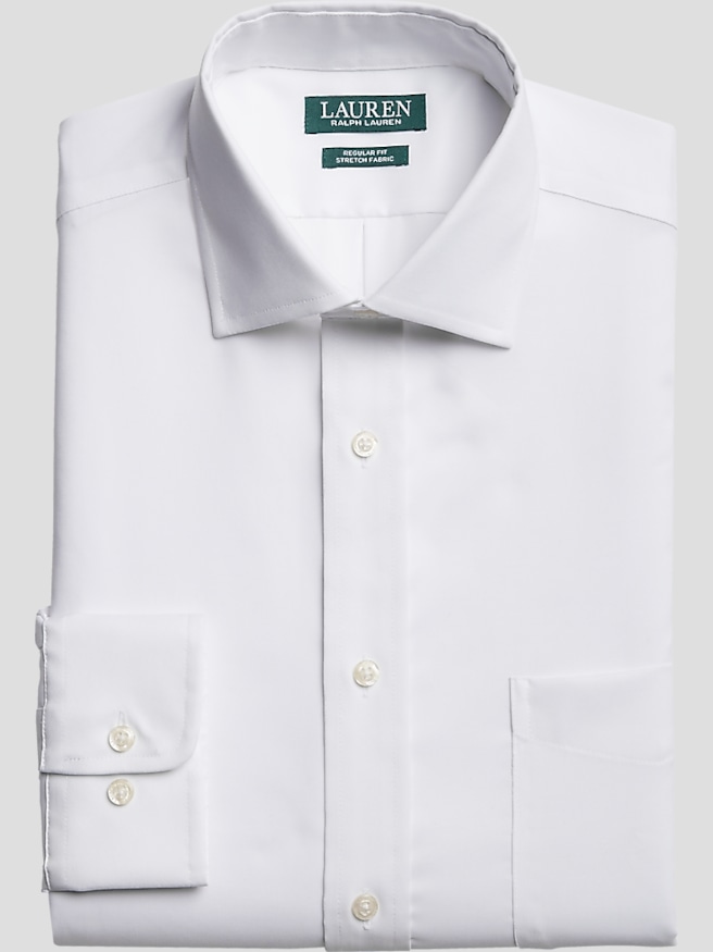 Lauren By Ralph Lauren UltraFlex Classic Fit Non Iron Dress Shirt Dress Shirts Men s Wearhouse
