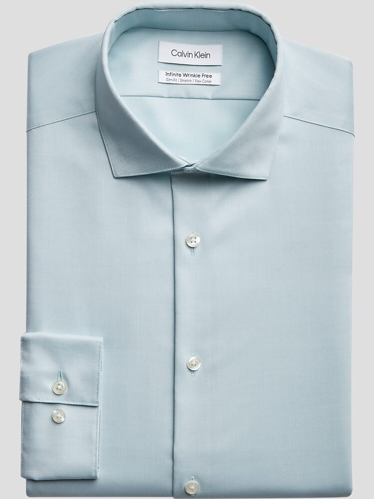 Calvin klein discount green dress shirt