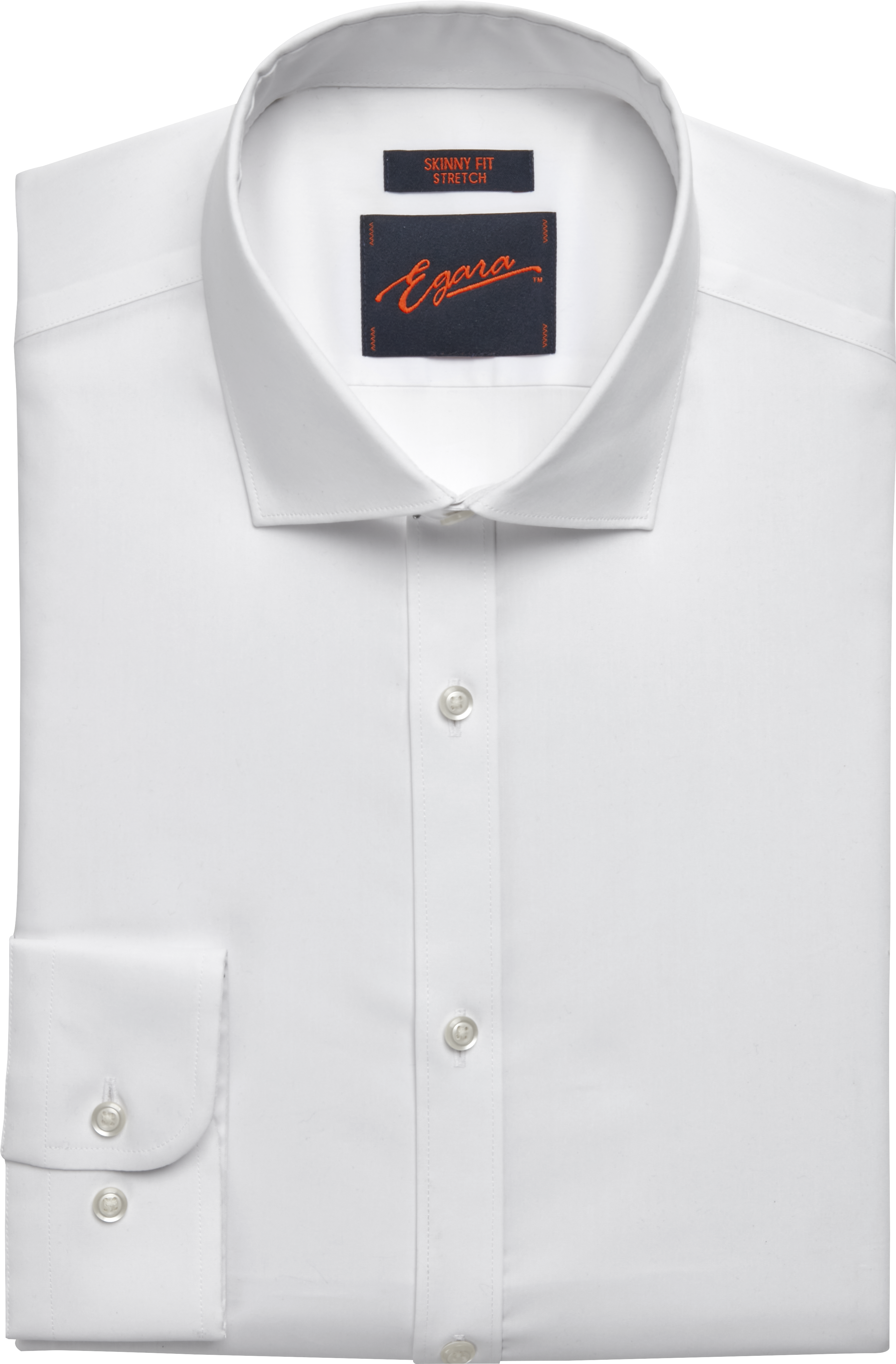 e.s. Business shirt cotton stretch, comfort fit white