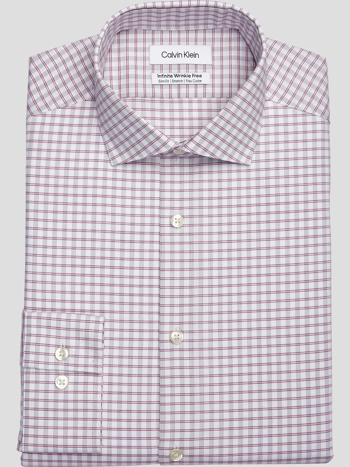 Calvin klein deals fitted dress shirts