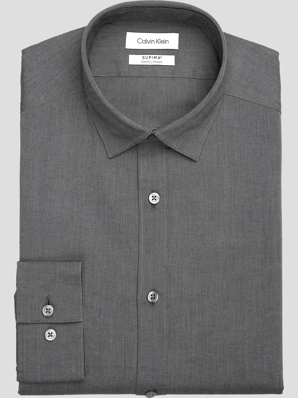 Calvin klein slim fit stretch dress cheap shirt