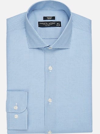 Pronto Uomo Non-Iron Slim Fit Dress Shirt | All Clearance $39.99| Men's ...