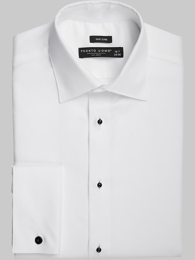 Pronto Uomo Modern Fit French Cuff Tuxedo Formal Shirt