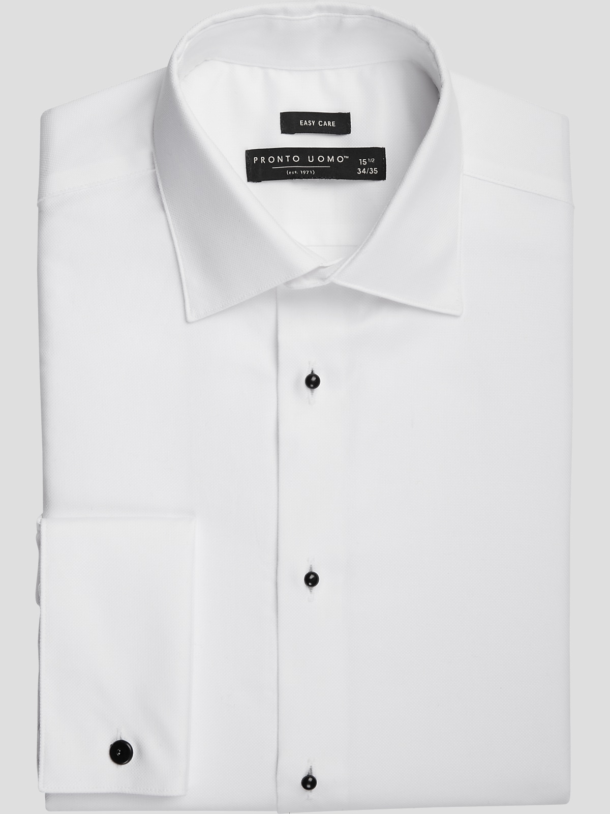 Pronto uomo white dress shirt cheap
