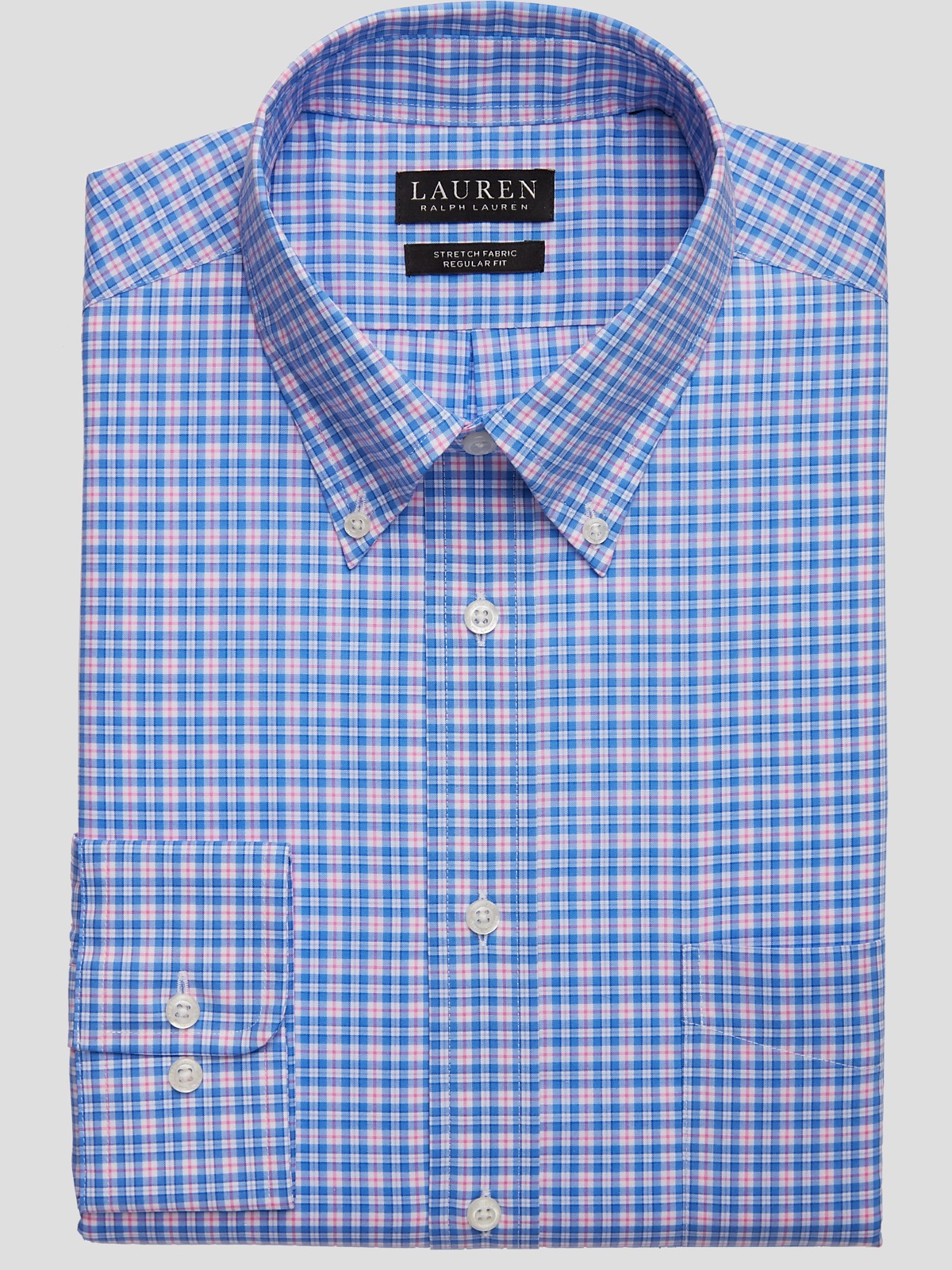 Lauren ralph lauren men's discount ultraflex regular-fit dress shirt