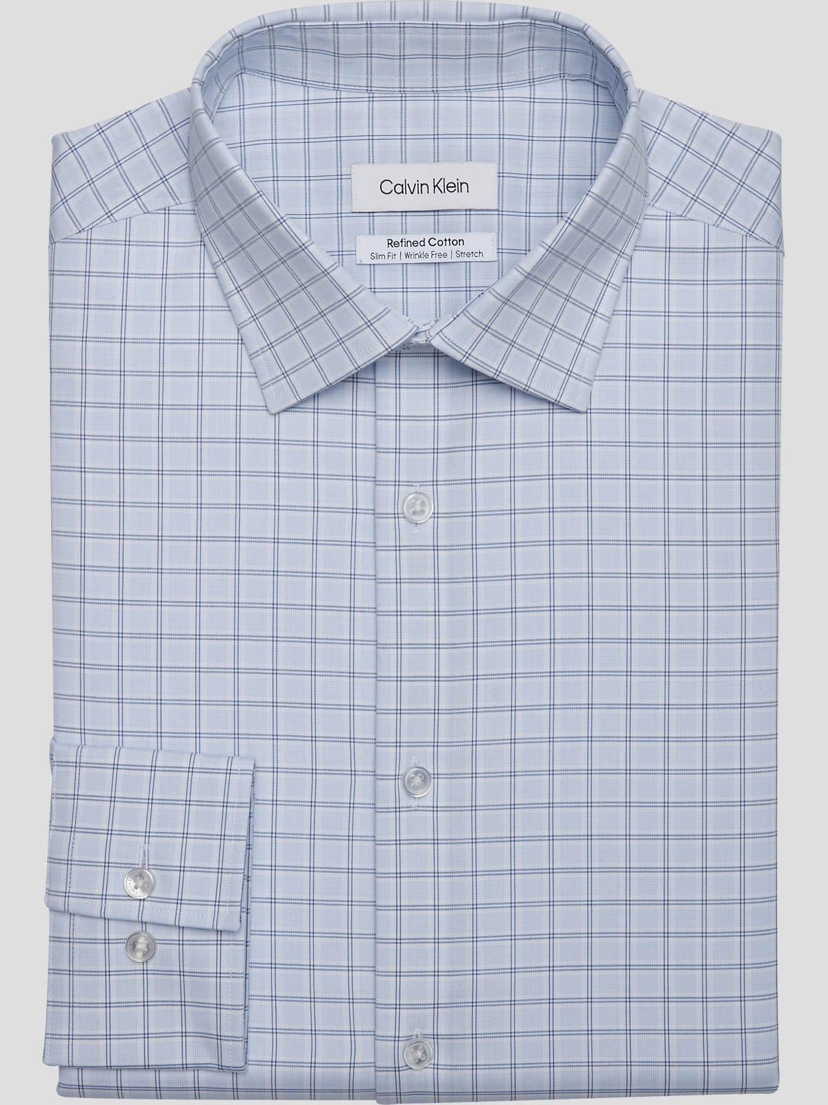 Calvin Klein Steel Men's Slim Fit Dress shirt : : Clothing, Shoes  & Accessories