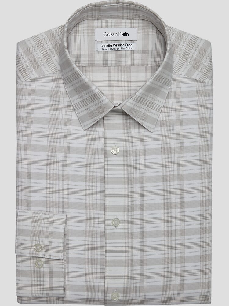 Calvin klein slim fit dress shirt hot sale
