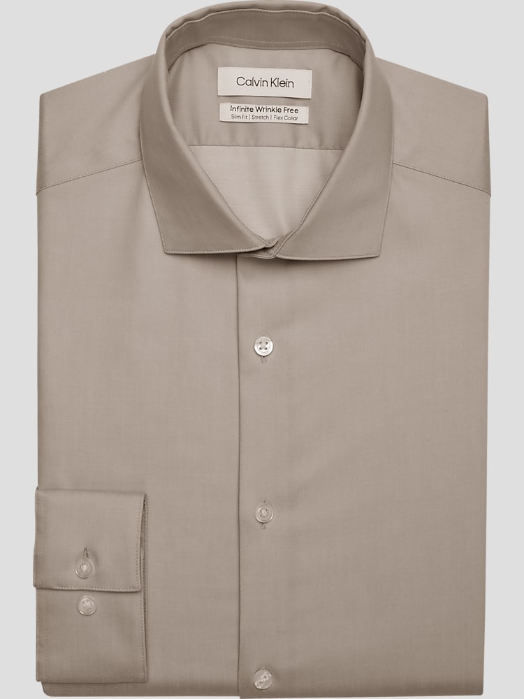 Calvin Klein Skinny Fit Spread Collar Dress Shirt | Men's Shirts | Moores  Clothing