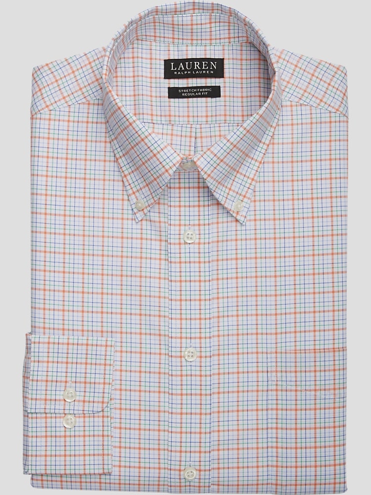 Lauren ralph lauren men's discount ultraflex regular-fit dress shirt