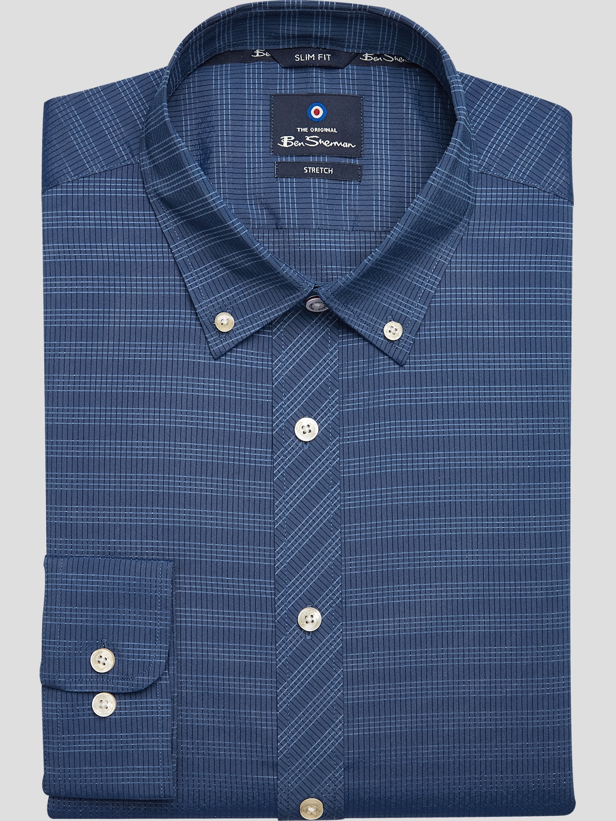 Ben Sherman Slim Fit Button Down Dress Shirt | Clearance Dress Shirts ...