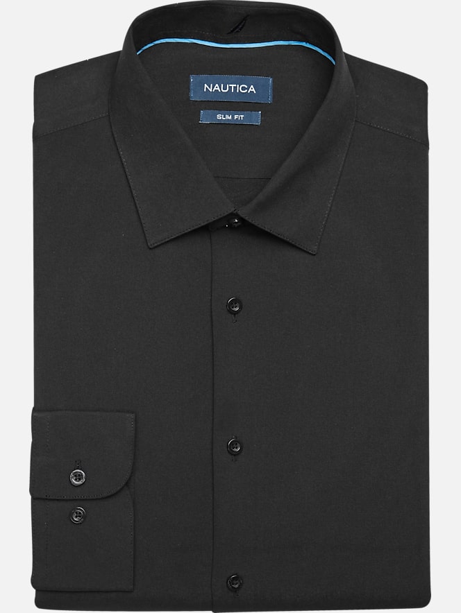 Nautica Slim Fit Performance 4-Way Stretch Dress Shirt | All Clearance ...