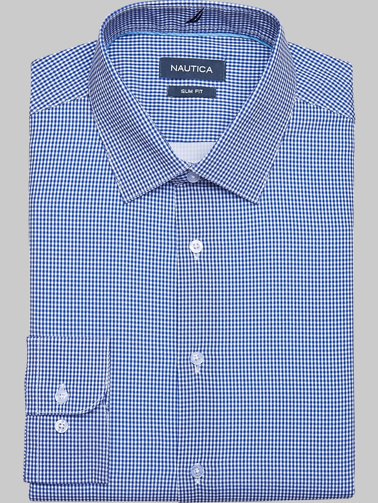 Nautica Slim Fit 4Way Stretch Dress Shirt Clearance Dress Shirts