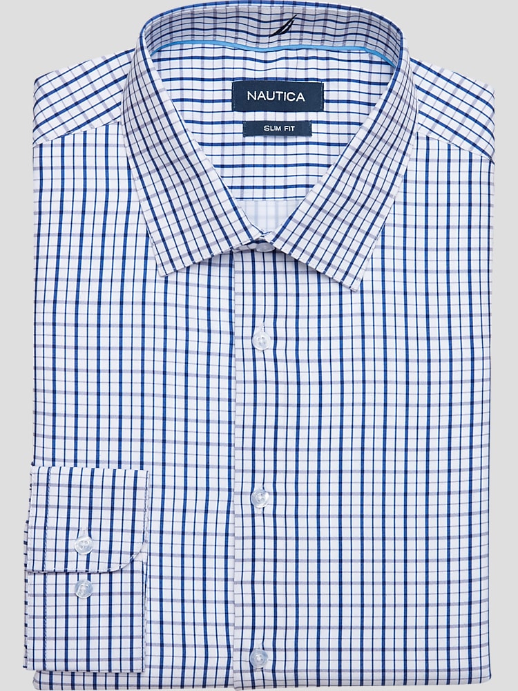 Nautica white dress shirt new arrivals