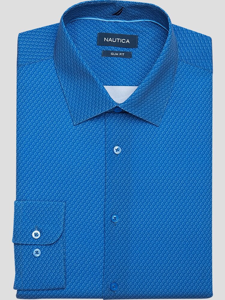 Nautica Performance Mens Dress Shirt 