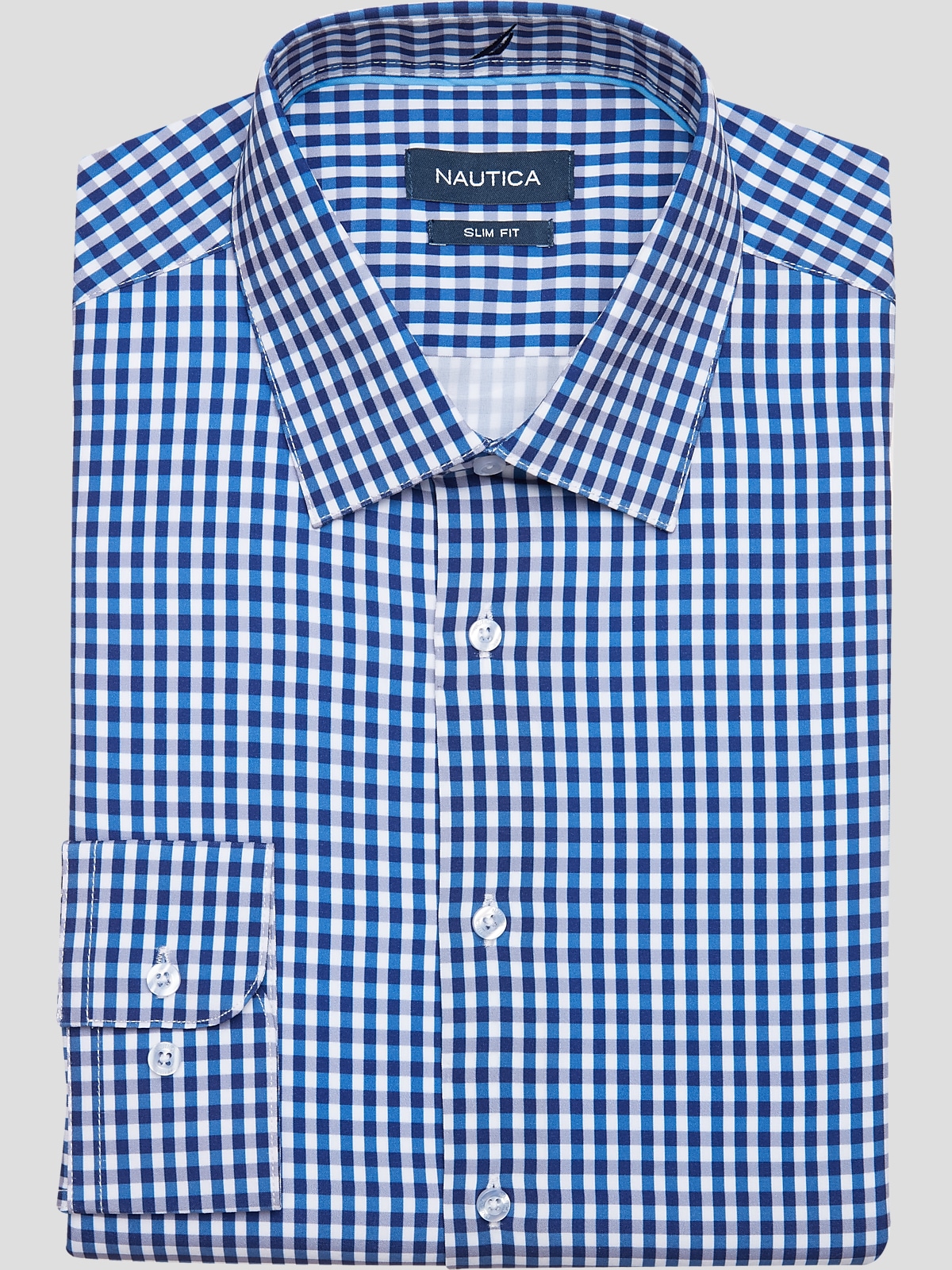 Nautica white dress shirt discount