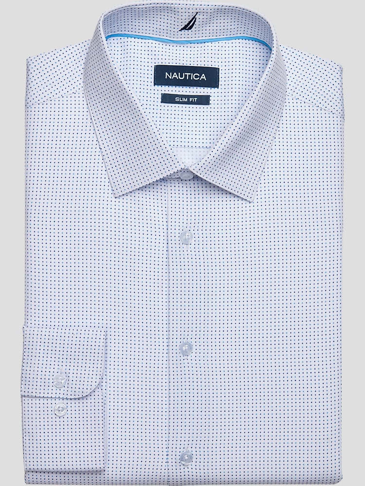 Grey Performance Stretch Dress Shirt