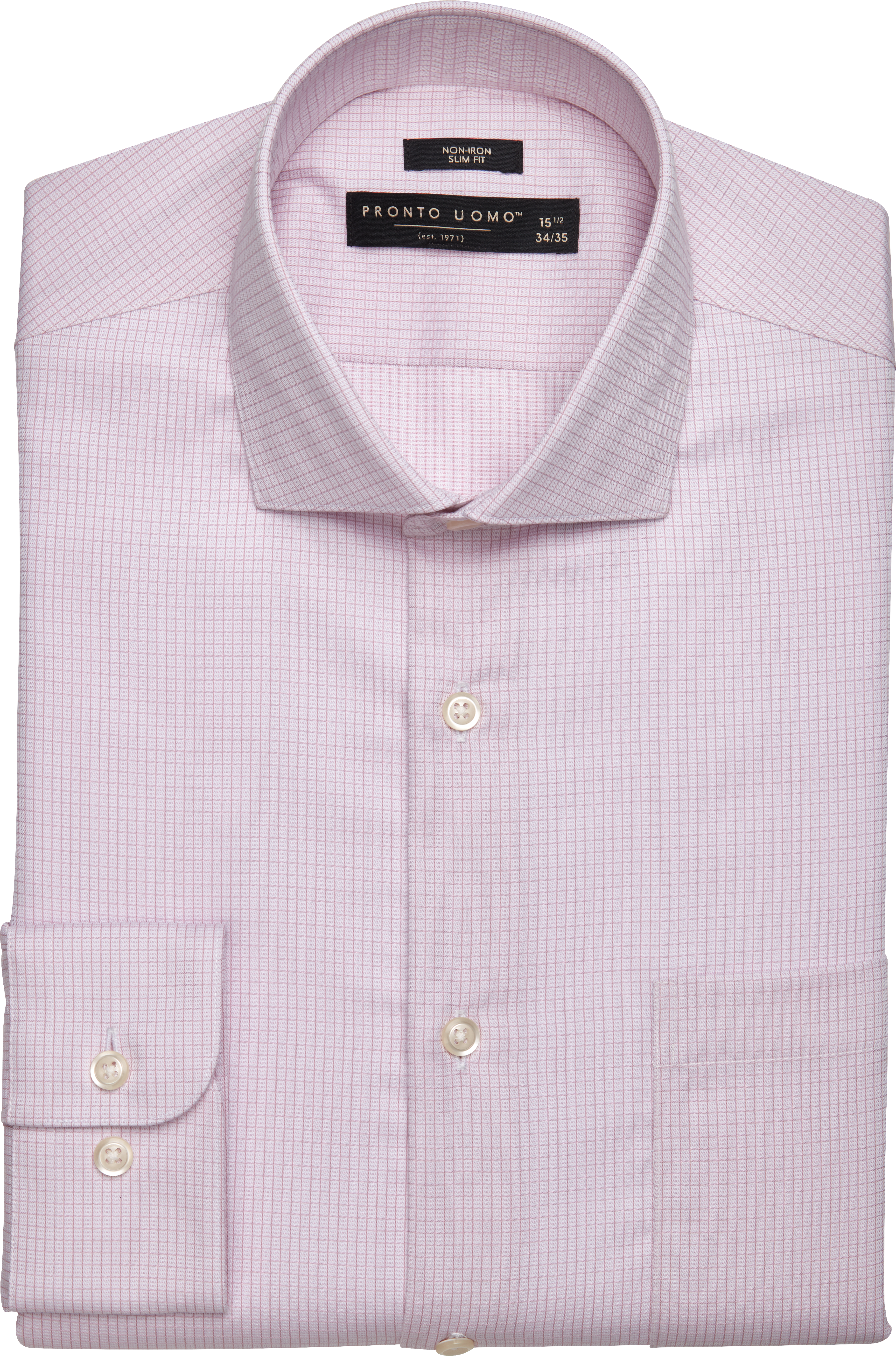 Pronto Uomo Slim Fit Check Dress Shirt | Dress Shirts | Men's Wearhouse