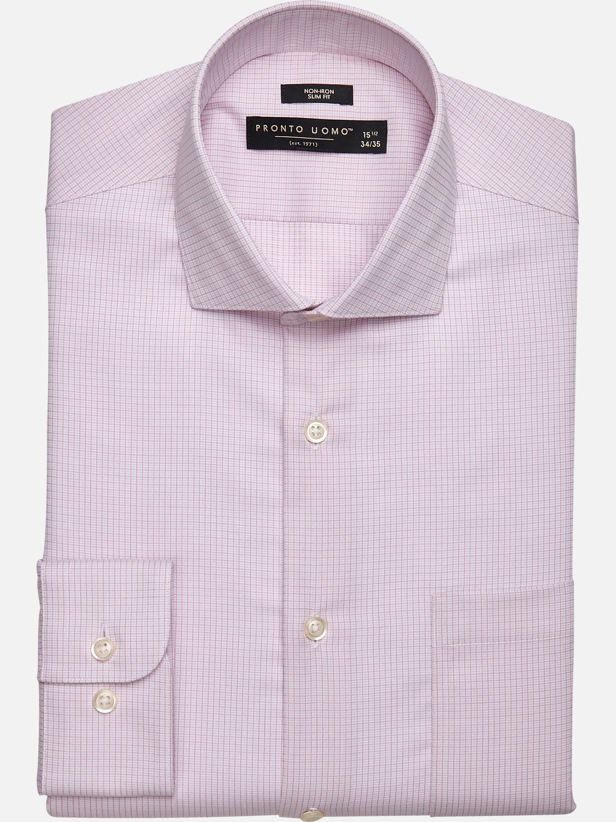 Pronto Uomo Slim Fit Check Dress Shirt | All Clearance $39.99| Men's ...