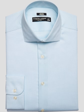 Pronto Uomo Slim Fit Spread Collar Shirt