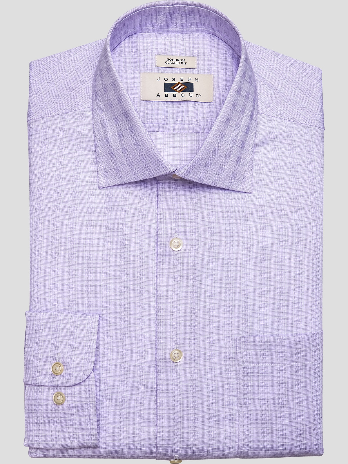 Joseph Abboud Classic Fit Spread Collar Dress Shirt Clearance